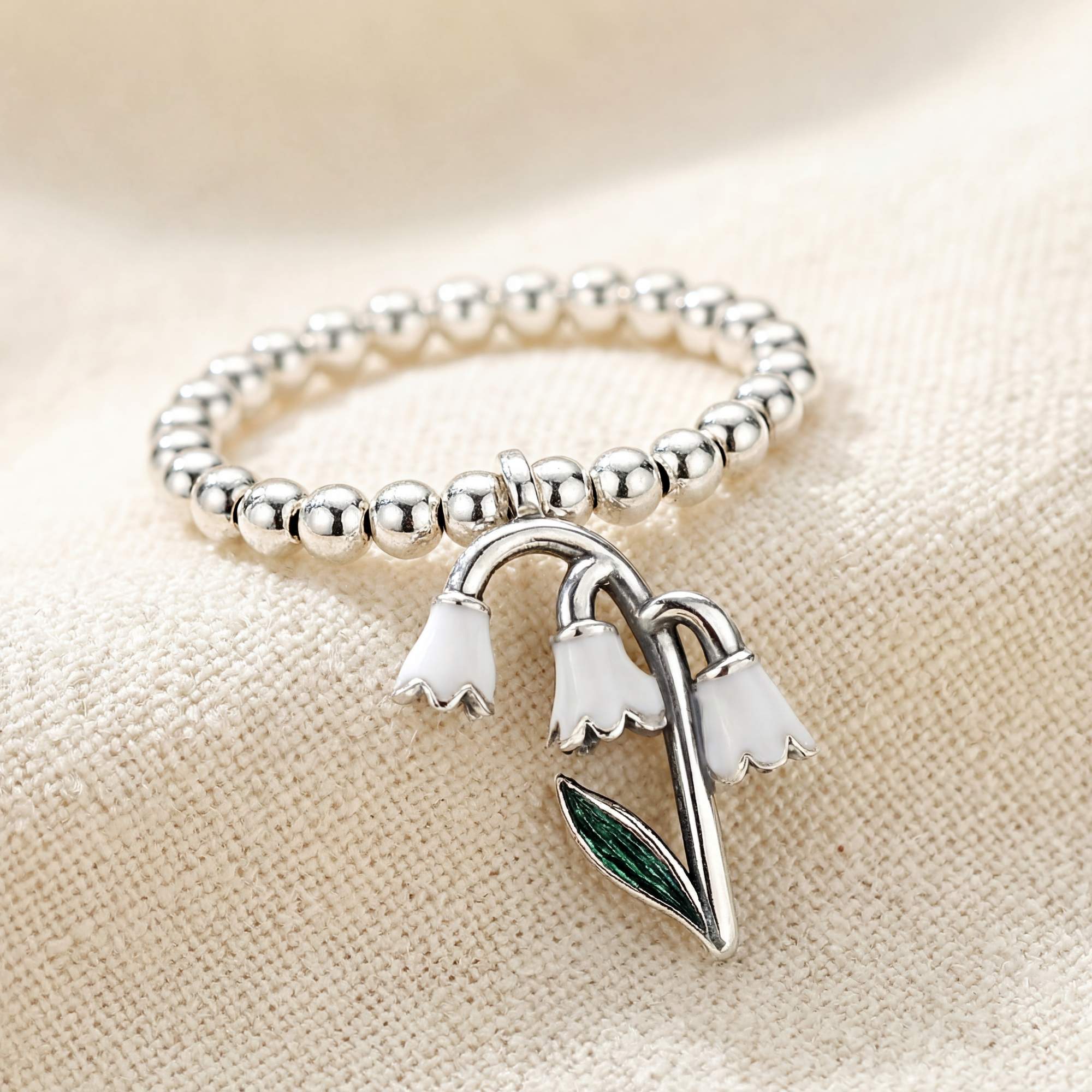 Sterling Silver Lily of the Valley Ring